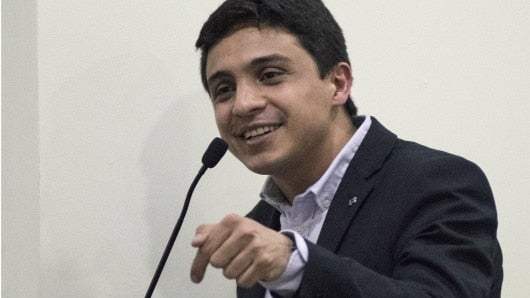 FOTO: Activista Lorent Saleh. AFP