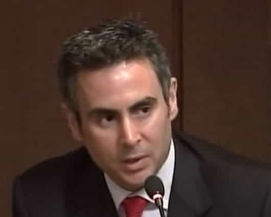 Guido Nule en Audiencia pública en caso de 'carrusel de contratos' en Bogotá. Foto: Noticias RCN