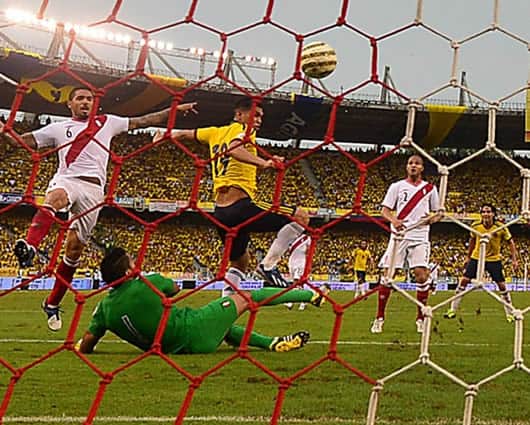 Una victoria de Colombia en Barranquilla ante Ecuador dejaría a los cafeteros a puertas del Mundial. Foto: AFP