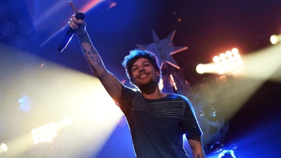 Louis Tomlinson, integrante de One Direction. Foto: AFP.