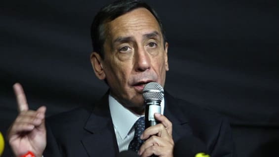 Luis Eladio Pérez, embajador de Colombia en Venezuela. Foto: AFP