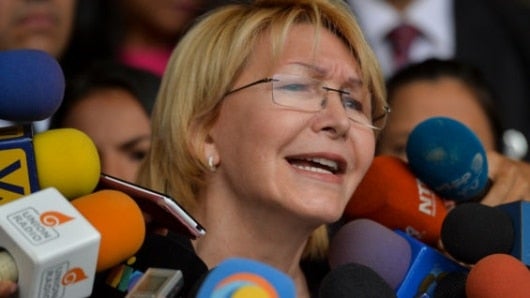 La fiscal general, Luisa Ortega Díaz. Foto: AFP