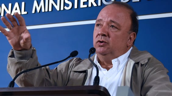 Luis Carlos Villegas, ministro de Defensa.