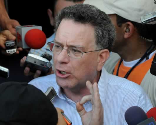 Luis Carlos Restrepo, excomisionado de paz. Foto: AFP.