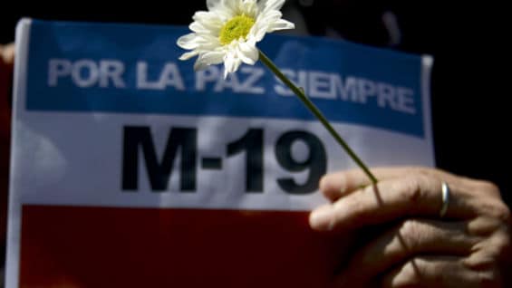 La guerrilla del M-19 recuerda la incertidumbre vivida cuando se desmovilizaron. Foto: AFP.