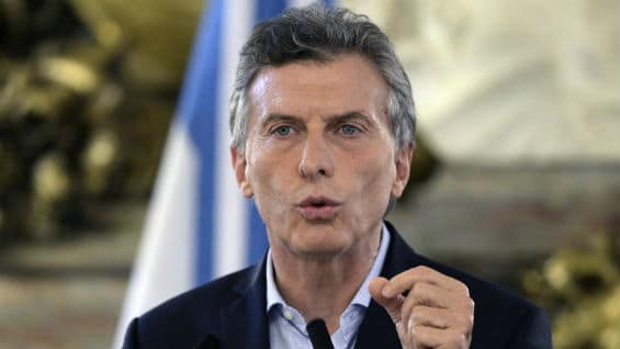 El presidente argentino Mauricio Macri llegará en la noche del martes a Bogotá. Foto Agencia AFP