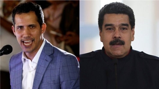 FOTO: Juan Guaidó- Nicolás Maduro