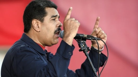 Nicolás Maduro, presidente de Venezuela. Foto: AFP.