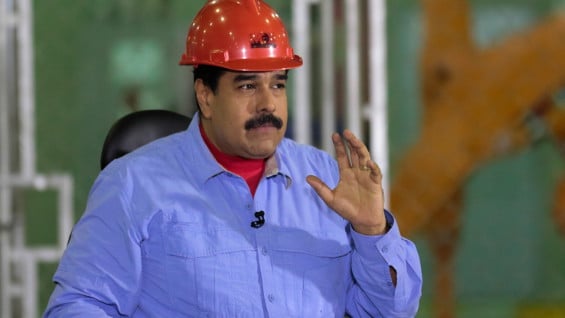 Maduro volvió a hablar de "guerra económica" y responsabilizó a empresarios y a la oposición de la situación del país. Foto: EFE.