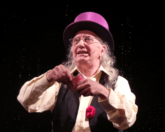 Juan Tamariz, mago español. Foto: Johanna Melo.