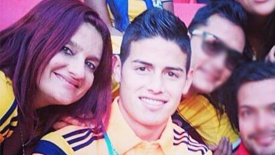 Pilar Rubio y James Rodríguez. Foto: Twitter