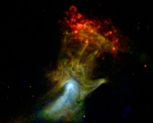 La forma tras la explosión de la estrella es un misterio para los científicos. Foto: Nasa