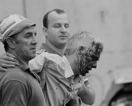 El maquinista, José Garzón Amo, fue detenido en el hospital por "imprudencia". Foto: AFP