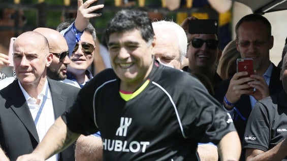 Diego Maradona. Foto: AFP.