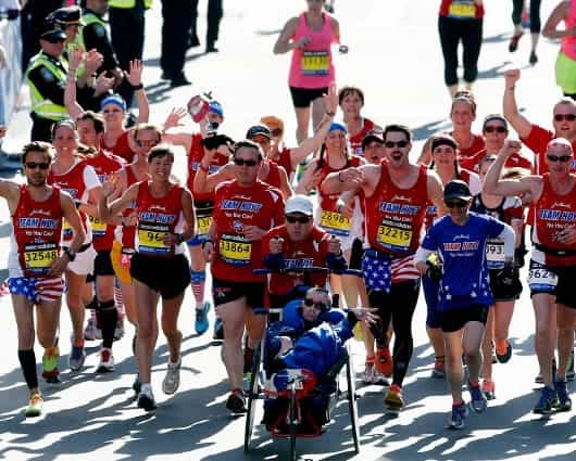 Este año participaron 9.000 atletas más que en la edición anterior. AFP