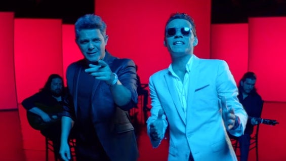 Alejandro Sanz y Marc Anthony.