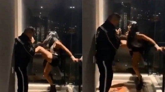 FOTO: Marcela Reyes protagoniza escena de celos