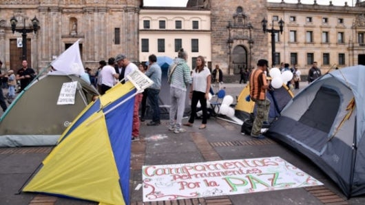 "Este jueves esperamos la movilización más grande en la ciudad de Bogotá", dijo Petro. Foto: RCN.