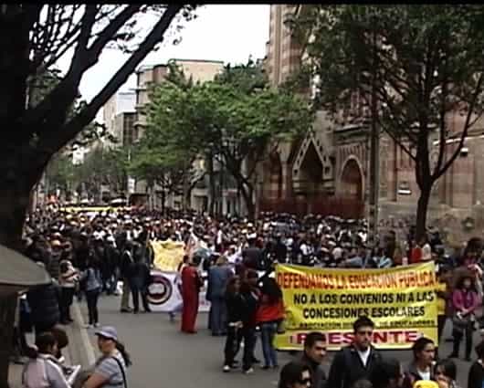 Las manifestaciones han sido convocadas por estudiantes y sindicatos.