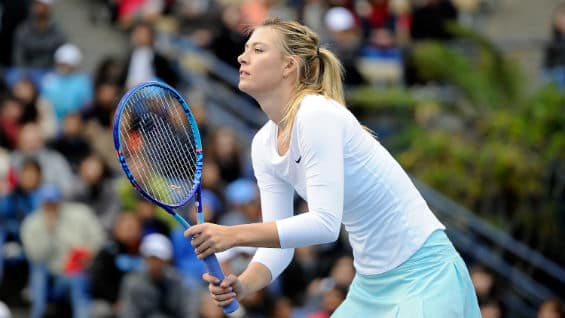 La tenista rusa reveló este lunes que dio positivo en un control antidopaje. Foto Agencia AFP