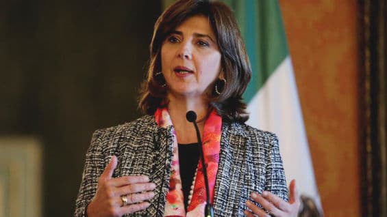 María Ángela Holguín, ministra de Relaciones Exteriores de Colombia. Foto: EFE