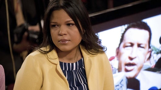 María Gabriela Chávez, hija del fallecido Hugo Chávez. Foto: AFP.