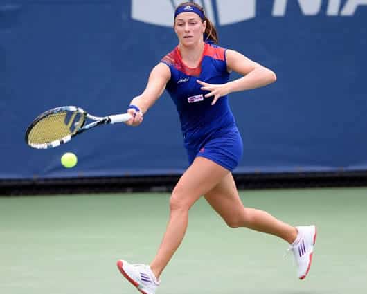 Mariana Duque, tenista colombiana. Foto: AFP