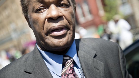 Marion Barry, exalcalde de Washington. Foto: AFP.