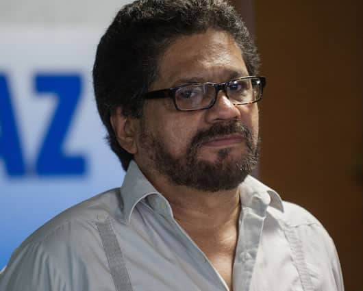 El jefe de las Farc 'Iván Márquez'. Foto: AFP.