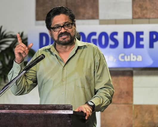 Iván Marquez, jefe negociador de las Farc. Foto: AFP