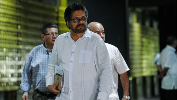 Alias Iván Márquez. Foto: AFP