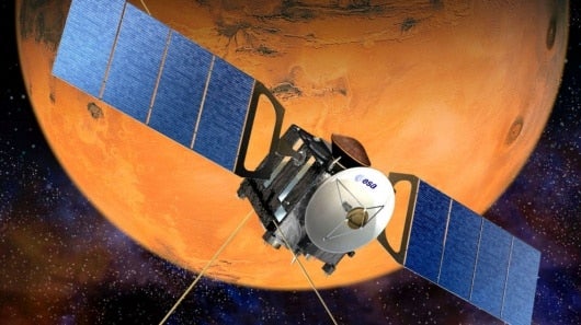 La sonda Mars Express localizó el agua líquida en Marte. Foto: AFP