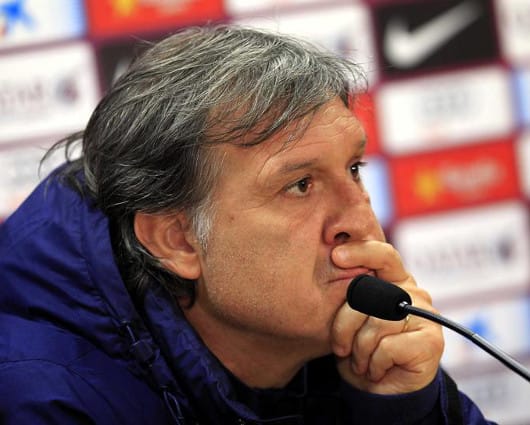 Según versiones periodísticas, el entrenador del equipo catalán se iría en junio próximo. Foto: EFE