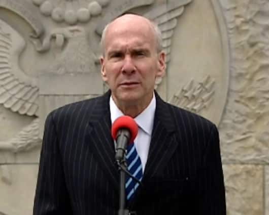 El embajador de Estados Unidos en Colombia, Michael McKinley. Foto: RCN.