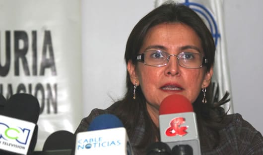 María Eugenia Carreño, procuradora delegada. Foto: Procuraduría General de la Nación