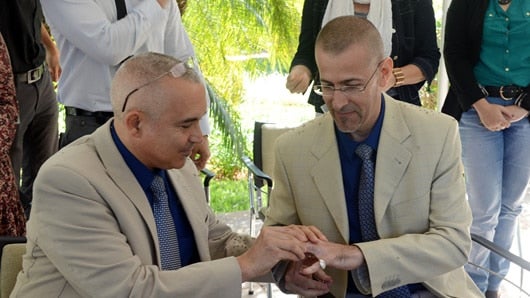 Una treintena de estados de Estados Unidos permite el matrimonio de parejas homosexuales. Foto: AFP.