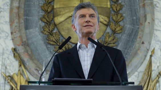 Mauricio Macri, presidente de Argentina. Foto: EFE.