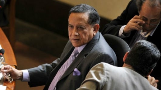 El general retirado, Miguel Maza Márquez está detenido desde hace tres años. Foto AFP