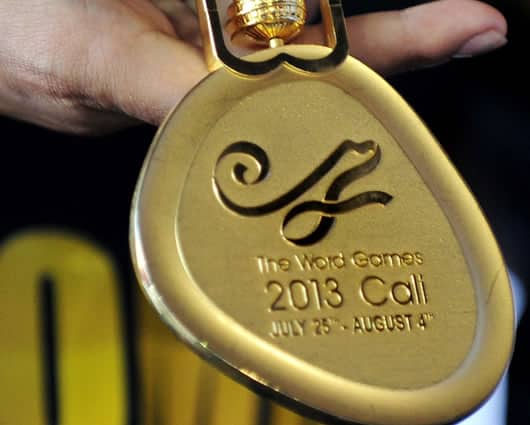 Ausencia de la letra 'L' en las medallas no traduce 'Mundo' sino 'Palabra'. Foto: EFE