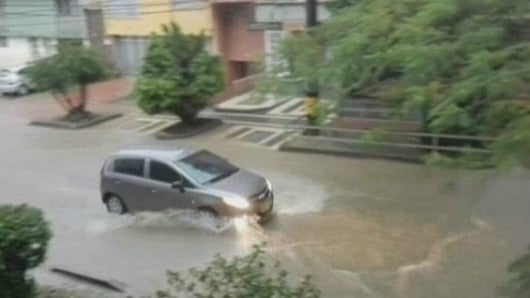En Itagüí se reportaron dos personas desaparecidas arrastradas por la quebrada La María. Foto: NoticiasRCN