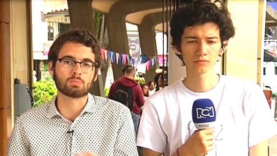 Daniel Duque y Cristian Guzmán. Foto: Noticias RCN