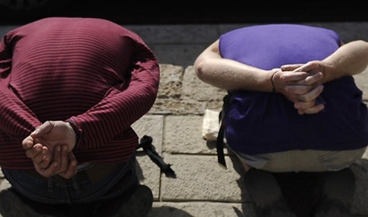El mayor Méndez tenía 15 años al servicio de la Policía y el patrullero Muñoz, de 27 años, llevaba siete años en la fuerza pública. Foto: Archivo AFP