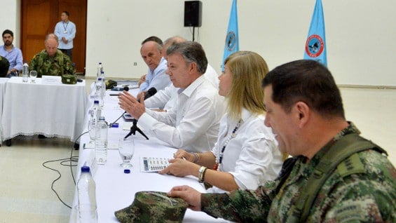 El presidente Juan Manuel Santos destacó la necesidad de reforzar la seguridad en Cali. Foto: oficial.