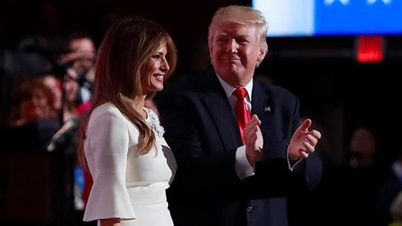 Melania Trump, esposa del candidato republicano, Donald Trump. Foto: EFE.
