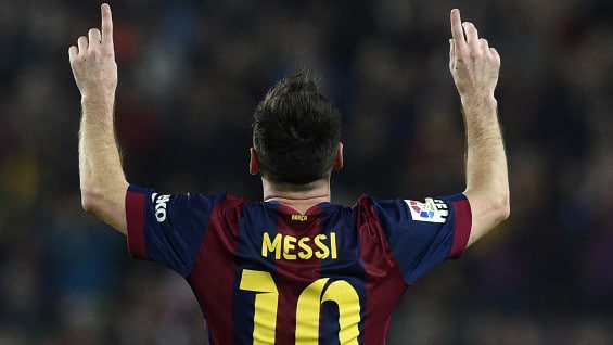 Lionel Messi sigue agrandado su leyenda. AFP