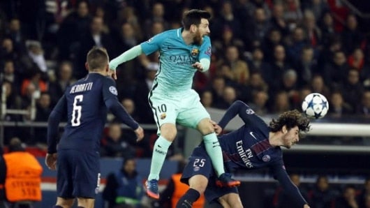 El partido se disputó en el Parque de los Príncipes de París. Foto: EFE.