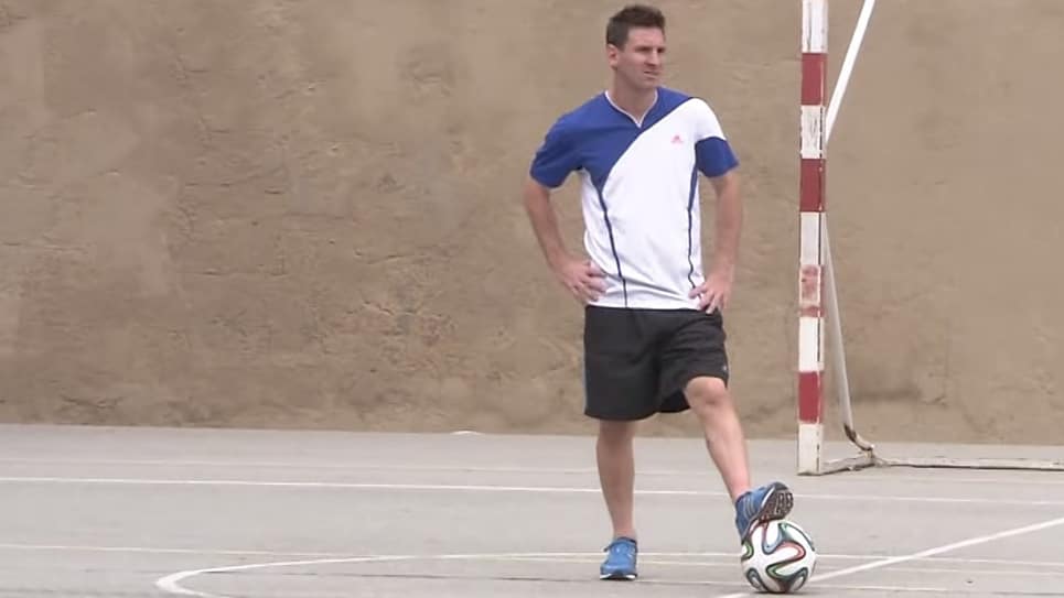 Lionel Messi, delantero del FC Barcelona. Foto Video.