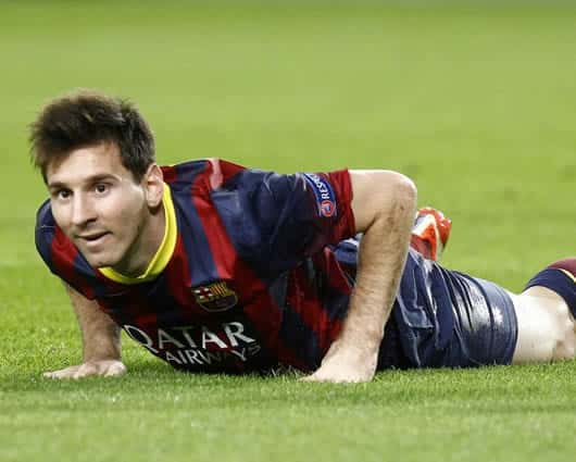 Leo Messi anotó dos de los tres tantos del Barcelona. Foto: AFP