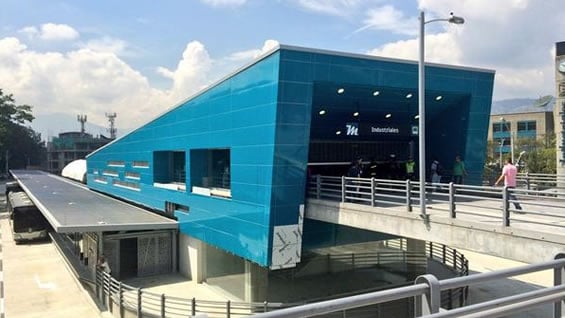 Estación Industriales de Metroplús. Foto oficial.