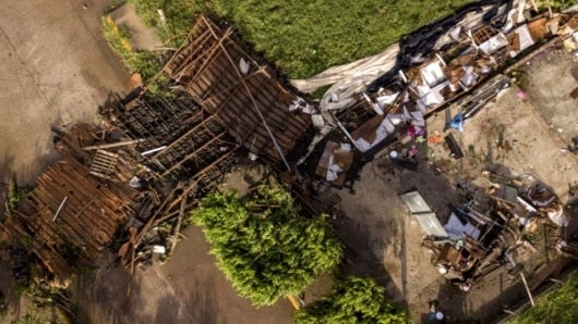 Huracán Willa en México. Foto: RASHIDE FRIAS/AFP